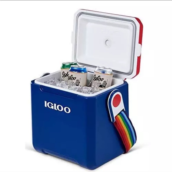 Retired/sold out IGLOO cooler with RAINBOW strap RARE FIND!!! 🌈 - Picture 5 of 10